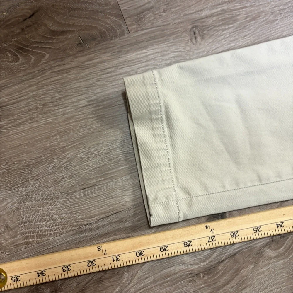 Dsquared2 Low Rise Slim Fit Cotton Blend Chinos Size 48 34x30 Tan Beige